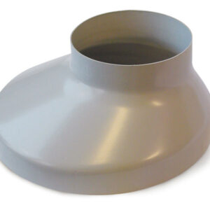 Brøndkrave 150 mm Ø75 grå plast