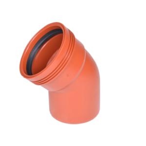 110 mm pvc bøjning 45 gr.