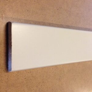 14 x 65 mm indfatning hvid 225 cm - pr. stk