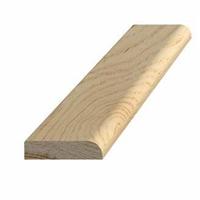 5 x 21 mm forkantsliste hvidmalet - pr. meter