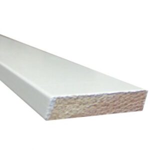 15 x 91 mm fodpanel fyr hvid - pr. meter